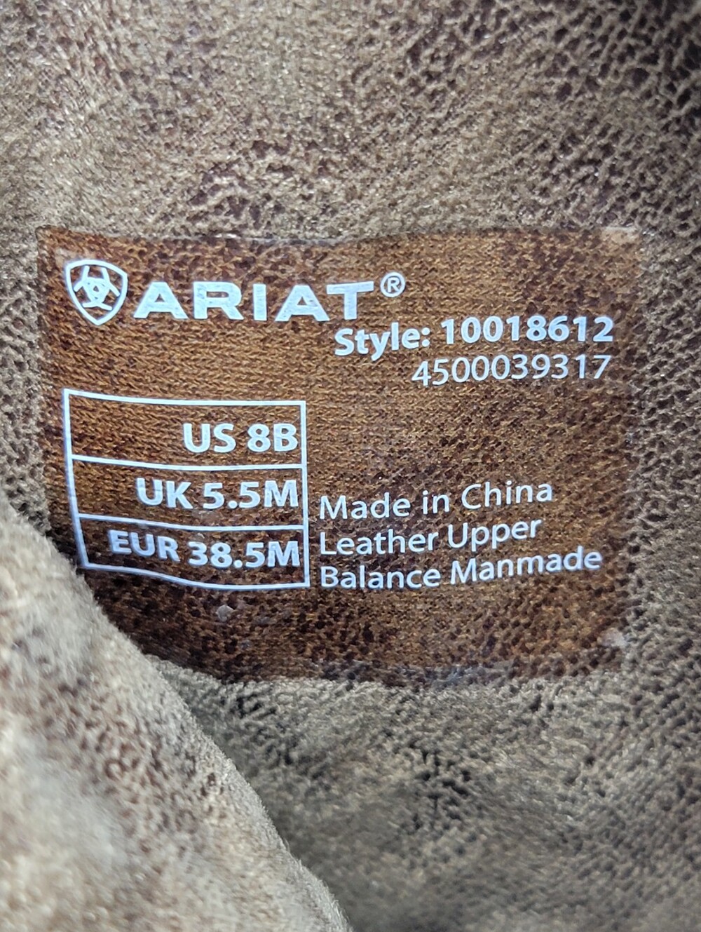 Ariat Nashville western Wedge Women Brown Leather Cowboy Boots Size 8B Pre-owned - Picture 4 of 11